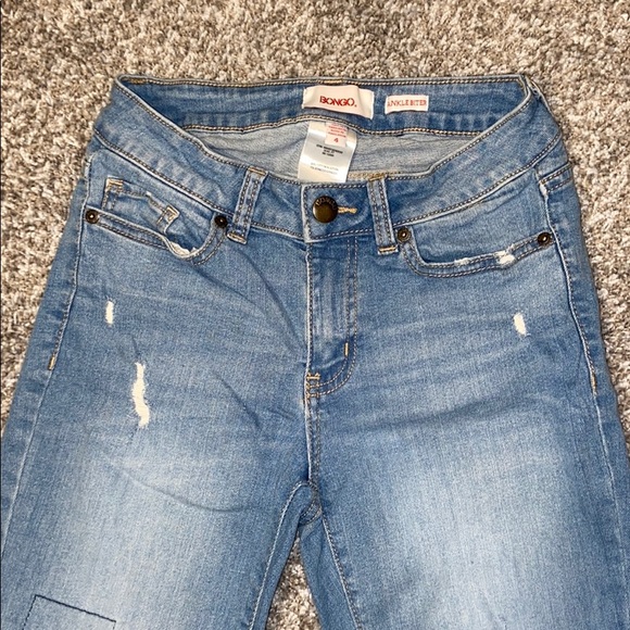 Bongo distressed two tone jeans size 4 - Picture 2 of 10